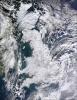 Britain in the Snow by NASA